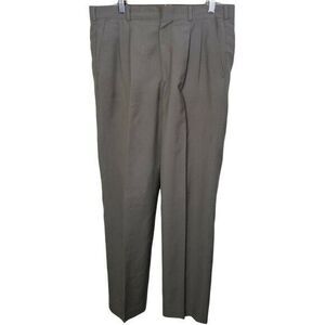 Thomson Mens Size 34x32 Brown  Solid Dress Pants